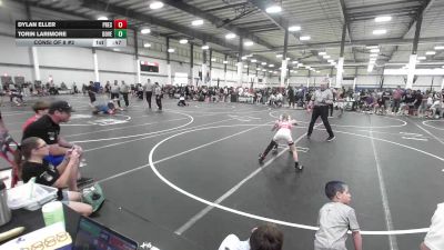 61 lbs Consi Of 8 #2 - Dylan Eller, Prescott Valley Bighorns vs Torin Larimore, Dove Creek