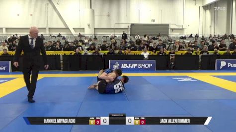 Jack Allen Rimmer vs Hanniel Miyagi Aoki 2025 World IBJJF Jiu-Jitsu No-Gi Championship