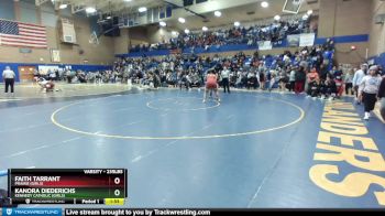 235lbs Quarterfinal - Faith Tarrant, Prairie (Girls) vs Kanora Diederichs, Kennedy Catholic (Girls)