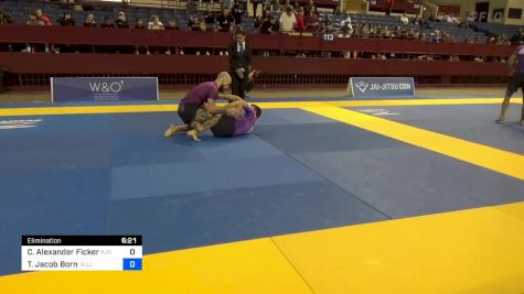 Cash Alexander Ficker vs Tayler Jacob Born 2024 Pan IBJJF Jiu-Jitsu No-Gi Championship