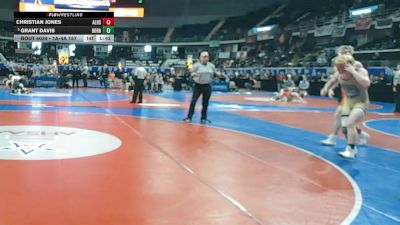 1A-4A 157 Champ. Round 1 - Grant Davis, Dora vs Christian Jones, Alexandria HS