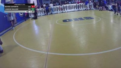 80 lbs 3rd Place Match - Landon Walker, Glasgow Wrestling Academy vs Maven Saferite, Lake Highland Prep