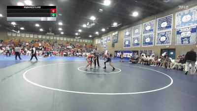 126 lbs Finals (4 Team) - Brayden Mendoza, Central vs Emir Barajas, Woodlake