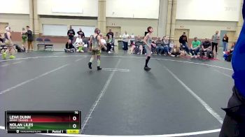 76 lbs Round 5 (8 Team) - Nolan Liles, Team Minion vs Lewi Dunn, Dendy Trained