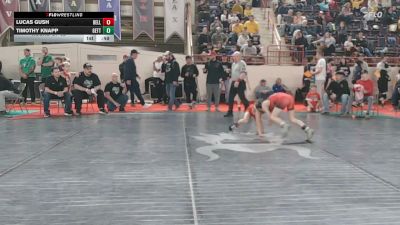 70_B lbs Round Of 32 - Lucas Gush, Belle Vernon vs Timothy Knapp, Gettysburg