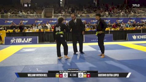 William Vayden Bell vs Gustavo Dutra Lopes 2026 Pan Kids Jiu-Jitsu IBJJF Championship