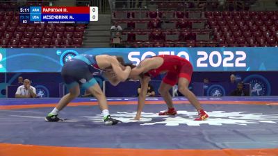 70 kg 1/2 Final - Hayk Papikyan, Armenia vs Mitchell Mesenbrink, United States