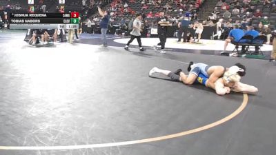 150 lbs Round Of 16 - Joshua Requena, Camarillo (SS) vs Tobias Nabors, Clovis (CS)
