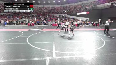 110 lbs Cons. Round 2 - Jace Schwartz, Oregon Wrestling Club vs Everett Wachter, Oregon Wrestling Club