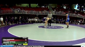 285 lbs Round 4 (6 Team) - Kale Kaufmann, Bennington vs Zachary Pittman, Grand Island