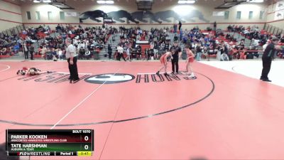 96 lbs Quarterfinal - Parker Kooken, Anacortes Hawkeyes Wrestling Club vs Tate Harshman, Auburn A-Team