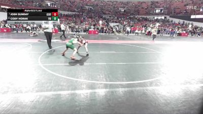 100 lbs Cons. Round 4 - Josh Sunday, CrassTrained: Weigh In Club vs Cody Horak, Freedom