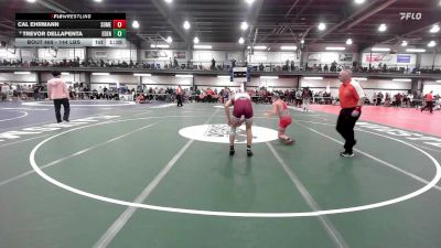 144 lbs Round Of 16 - Cal Ehrmann, Somers vs Trevor Dellapenta, Eden