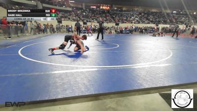 101 lbs Consi Of 32 #1 - Brody Brezinka, Blanchard High School vs Gabe Hall, Piedmont