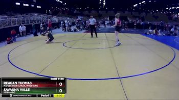 105 lbs Quarterfinal - Reagan Thomas, Naples High School Wrestling vs Savanna Valle, Hernando