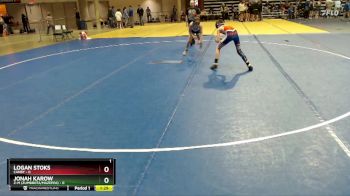 85 lbs Placement (4 Team) - Jonah Karow, Z-M (Zumbrota/Mazeppa) vs Logan Stoks, Canby