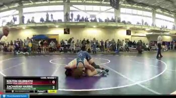138 lbs Cons. Round 1 - Kolton Gilbreath, Royal Pride Wrestling Club vs Zachariah Harris, Perry Meridian Wrestling Club