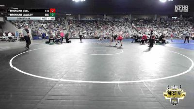 B4A-157 lbs Semifinal - Brennan Lawley, Inola vs Brendan Bell, Ft. Gibson