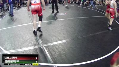 140 lbs Quarterfinals (8 Team) - Isaiah Joe Foster, Team Texas Blue vs Easton Kruse, Nebraska Red