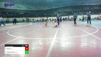 105 lbs Consolation - Daxton Bean, Elgin Wrestling vs Zaiden McConnell, Lawton, MacArthur Ok