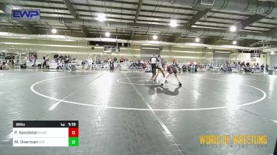 98 lbs Quarterfinal - Presley Sandobal, Rough House WC vs Madyn Overman, Valiant Prep