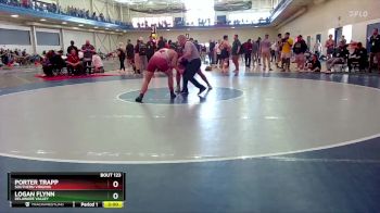 285 lbs Champ. Round 2 - Logan Flynn, Delaware Valley vs Porter Trapp, Southern Virginia