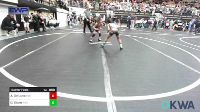 55 lbs Quarterfinal - Aruto De Luna, Cache Wrestling Club vs Oaklee Stone, Piedmont