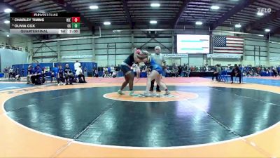 235 lbs Quarterfinal - Charley Timms, Reed vs Olivia Cox, Canyon Springs