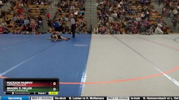 65 9U Cons. Round 2 - Mackson Murphy, Chippewa Falls Elite vs Braden D. Miller, Immortal Athletics WC