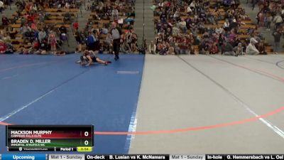 65 9U Cons. Round 2 - Mackson Murphy, Chippewa Falls Elite vs Braden D. Miller, Immortal Athletics WC