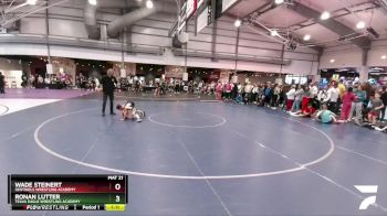 61 lbs Champ. Round 1 - Wade Steinert, Sentinels Wrestling Academy vs Ronan Lutter, Texas Eagle Wrestling Academy