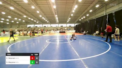 75 lbs Semifinal - Carter Noonan, Team Gotcha vs Slate Bayona, Revival Pink