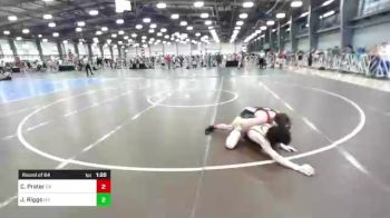 132 lbs Round Of 64 - Caden Prater, GA vs Joseph Riggs, WV