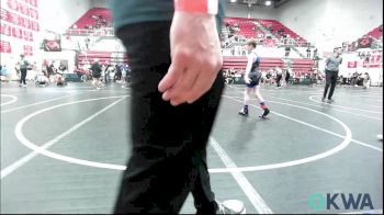 80 lbs Quarterfinal - Cyrus Baker, Harrah Little League Wrestling vs Mike McFadden, CCYO
