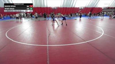 122-124 B Round 2 - Mason Spear, Waunakee vs Wyatt Wald, Cambridge-Isanti