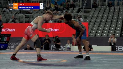 57 kg Semifinal - Spencer Lee, USA vs Roman Bravo-Young, MEX