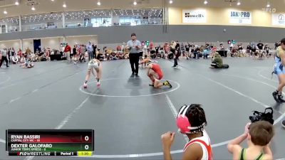 68 lbs Round 3 (6 Team) - Ryan Bassiri, Capital City WC vs Dexter Galofaro, Junior Terps Xpress