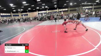 130 lbs Semifinal - Bryce Palmer, Poway Elite vs Slava Shahbazyan, LAWC/Chaminade