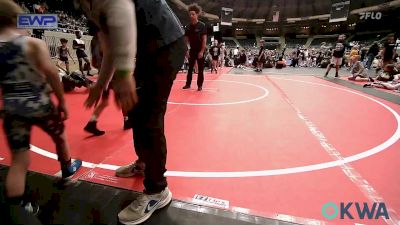 43 lbs Rr Rnd 3 - Eli Esosza, Tulsa Mafia Boys vs Brady Wood, Edmond North Huskies