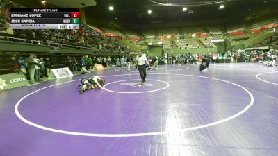 128 lbs Round Of 32 - Emiliano Lopez, Bullard vs Jose Garcia, Mendota