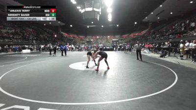 130 lbs Round Of 16 - Ahlexis Terry, Morro Bay vs Serenity Baker, Highland (Bakersfield)