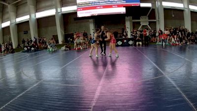 170 lbs Cons. Semis - Harlie Velarde, Wyoming vs Kimberly Towers, Utah