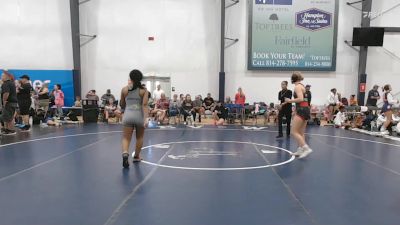 61 lbs Rr Rnd 2 - Haley Smarsh, PA West Black - W vs Kamora Gilbreath, CT Whale - W