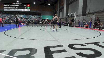 101 lbs Round Of 16 - Sergio Guadarrama, Outlaws Wrestling Club vs Dominic Marchack, Eierman Elite