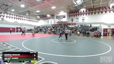 110 lbs Cons. Round 3 - Dominic Rosales, Medical Lake vs Becket Juarez, Highland