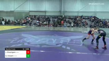 67 lbs Quarterfinal - Jacob Brautigam, Simmons Academy Wrestling Saw vs Gage Vincent, Okwa