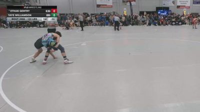 120 lbs Cons. Rd Of 32 - Ethan Gentry, NXT Level Wrestling Academy vs Taye Williamson, Moen Wrestling Academy