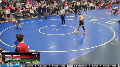 116 lbs Champ. Round 1 - Parker Jackson, Tioga vs Aaron Lazaros, West Seneca W/E