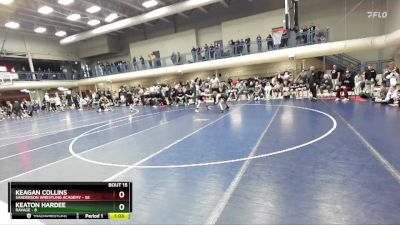 85 lbs Quarters & 1st Wb (16 Team) - Keaton Hardee, Ravage vs Keagan Collins, Sanderson Wrestling Academy