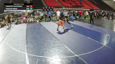 138 lbs Quarters - Weston Smith, Utah vs Quenten Halverson, Alaska